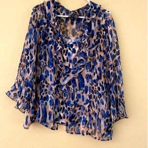 Essentials Two Piece Blouse Set